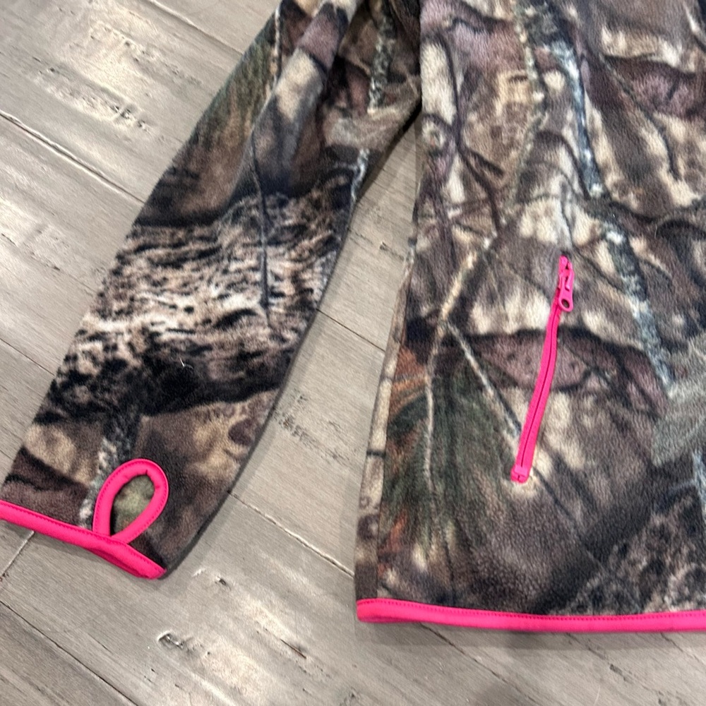 Mossy Oak Camo Fleece Jacket - Picture 2 of 5